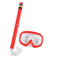 KIT MERGULHO 2PÇS MASCARA GDE+SNORKEL SOLAPA MR428